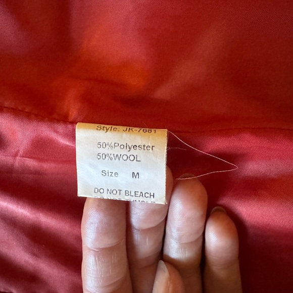 Pink Martini Red Structured Jacket - Picture 8 of 9